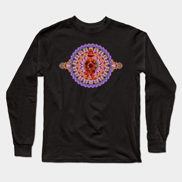 Mandala Magic - Finding Balance With Quanyin Long Sleeve T-Shirt by Mandala Magic